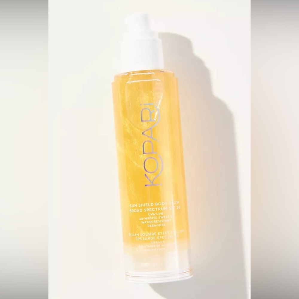 Kopari Sun Shield Body Glow SPF 50 - Shimmering Gold